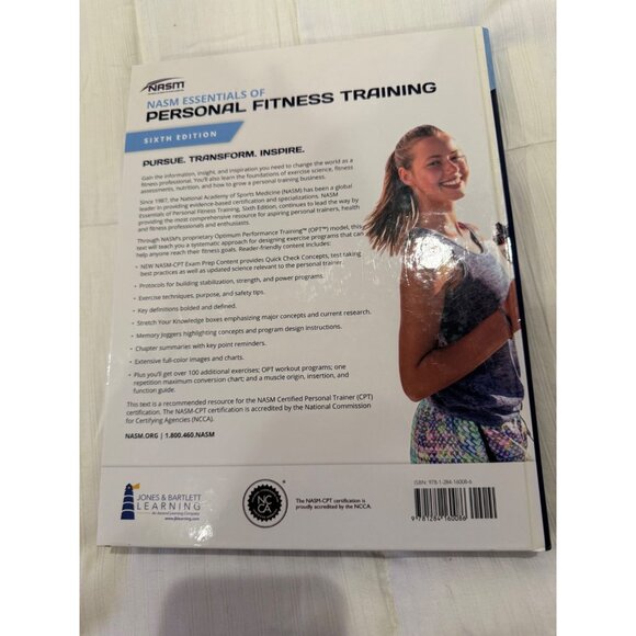 NASM Essentials Of Personal Fitness Training 6th Edition Book For Exercise & Hea - Picture 2 of 4